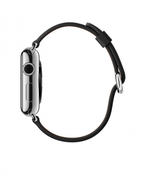 Apple Watch (42 mm) Paslanmaz Çelik Kasa ve Klasik Tokalı Siyah Kayış Akıllı Saat — ürün görseli 3