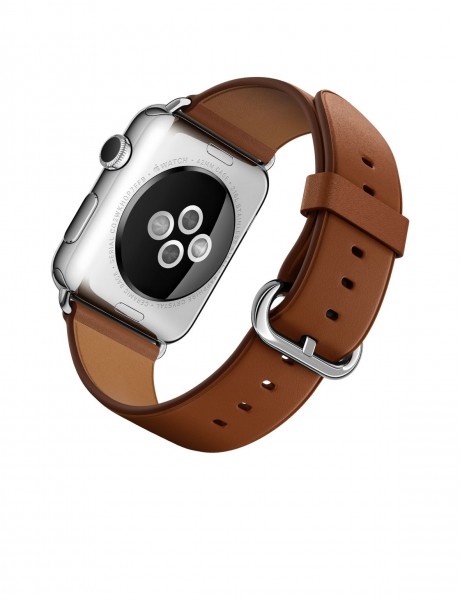 Apple Watch (42 mm) Paslanmaz Çelik Kasa ve Klasik Tokalı Klasik Kahve Kayış Akıllı Saat — ürün görseli 5