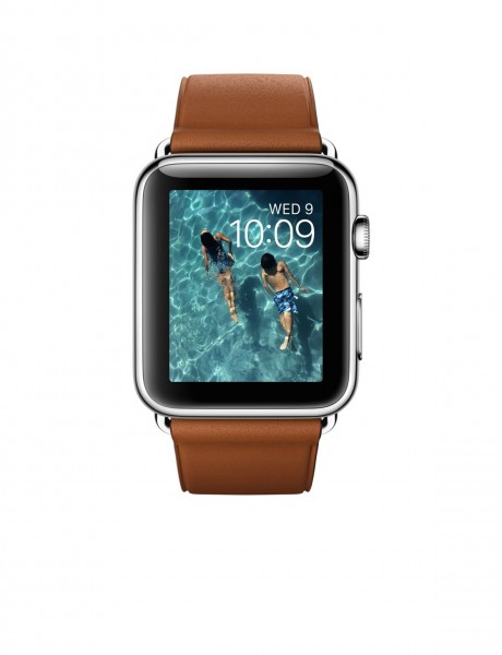 Apple Watch (42 mm) Paslanmaz Çelik Kasa ve Klasik Tokalı Klasik Kahve Kayış Akıllı Saat — ürün görseli 2