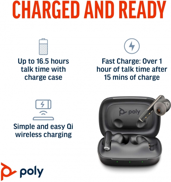 Poly Voyager Free 60+ Tam Kablosuz Kulaklık — ürün görseli 3