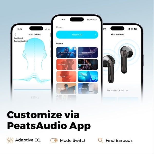 Soundpeats Air5 Lite Tam Kablosuz Kulaklık — ürün görseli 7