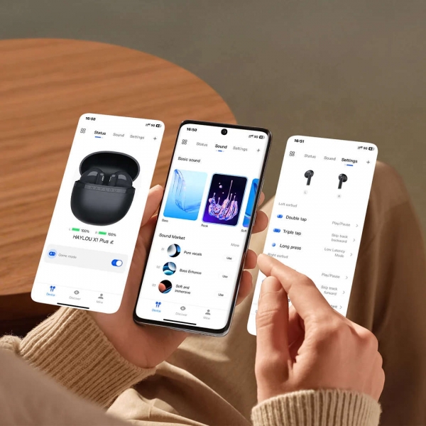 Haylou X1 Plus Tam Kablosuz Kulaklık — ürün görseli 4