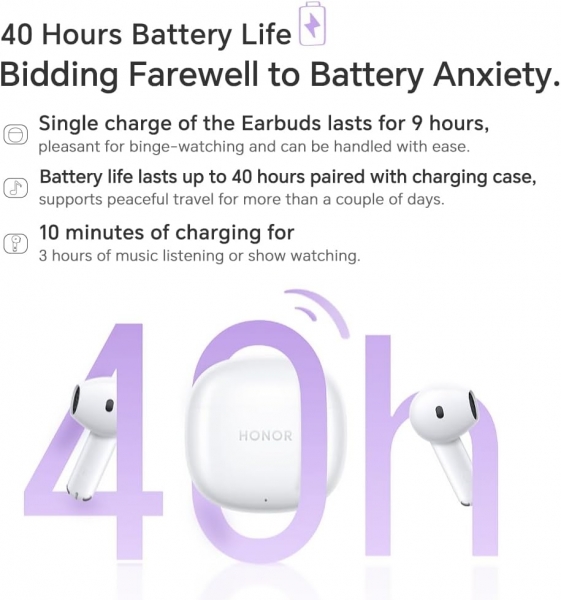 Honor Earbuds X6 Tam Kablosuz Kulaklık — ürün görseli 3