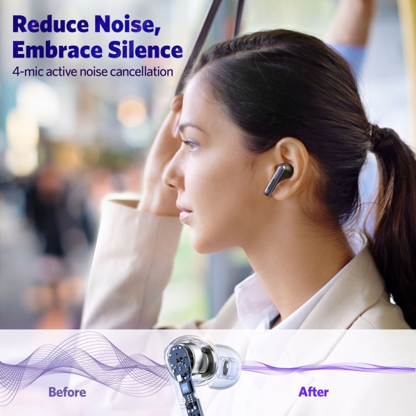 Earfun Air S Tam Kablosuz Kulaklık (TW201) — ürün görseli 4