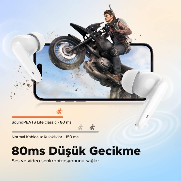 Soundpeats Life Classic Tam Kablosuz Kulaklık — ürün görseli 4