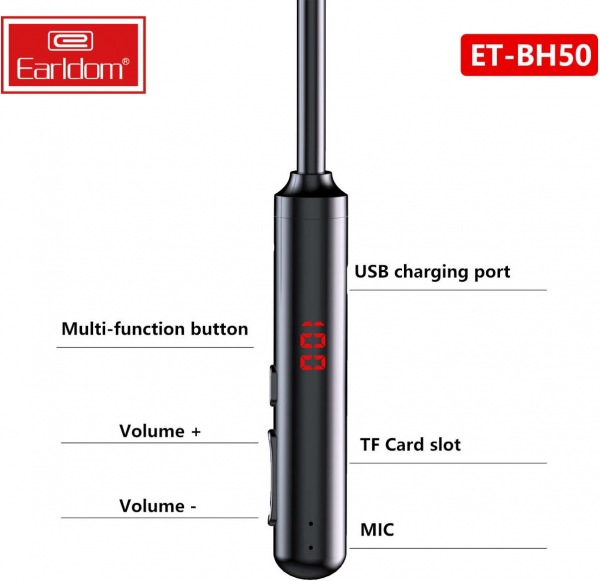 Earldom BH50 Kablosuz Kulaklık (ET-BH50) — ürün görseli 2