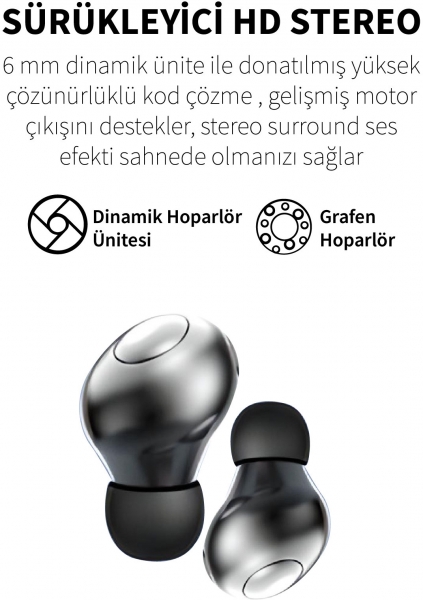 Deilmi DB-13 Tam Kablosuz Kulaklık — ürün görseli 6