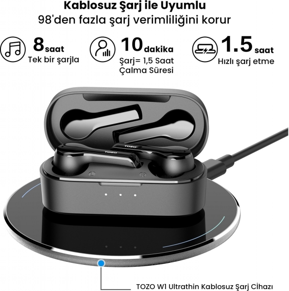Tozo T9S Tam Kablosuz Kulaklık — ürün görseli 2