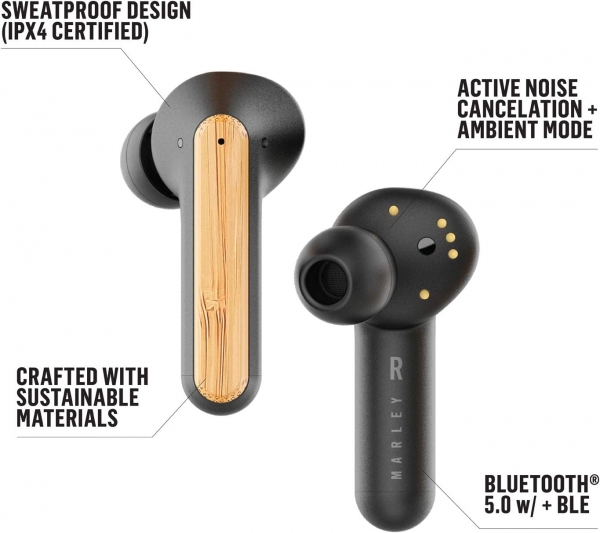 House of Marley Redemption Tam Kablosuz Kulaklık (EM-DE021) — ürün görseli 3